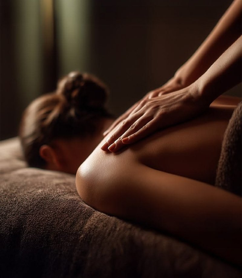 Masaje en Barcelona: estiramientos de masaje tailandés en Eixample Anveda Massage Therapy - Masaje Relajante Barcelona